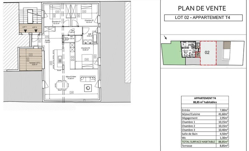 Vente T4 87 m² à Soucieu-en-Jarrest 369 000 € - Photo 5
