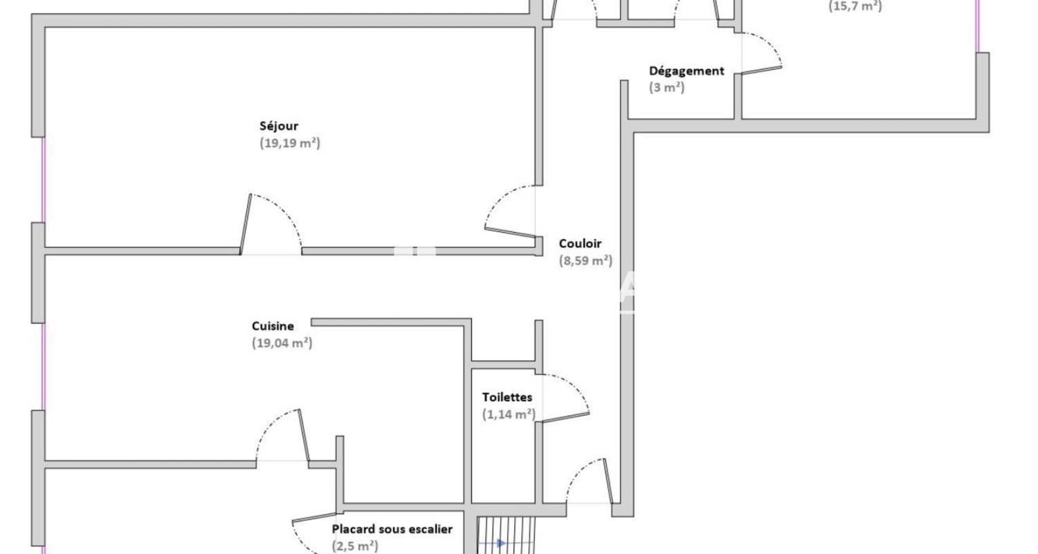 SAINT-ÉTIENNE-DU-BOIS – T2 bis 80 M2 VENDU LOUÉ