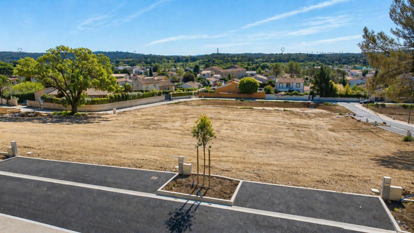 Terrains à bâtir à MONTARNAUD, LE BOIS DU CHATEAU. 600m2