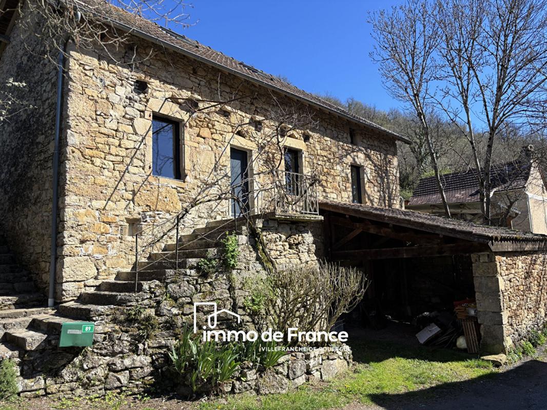 Maison en pierre avec terrain