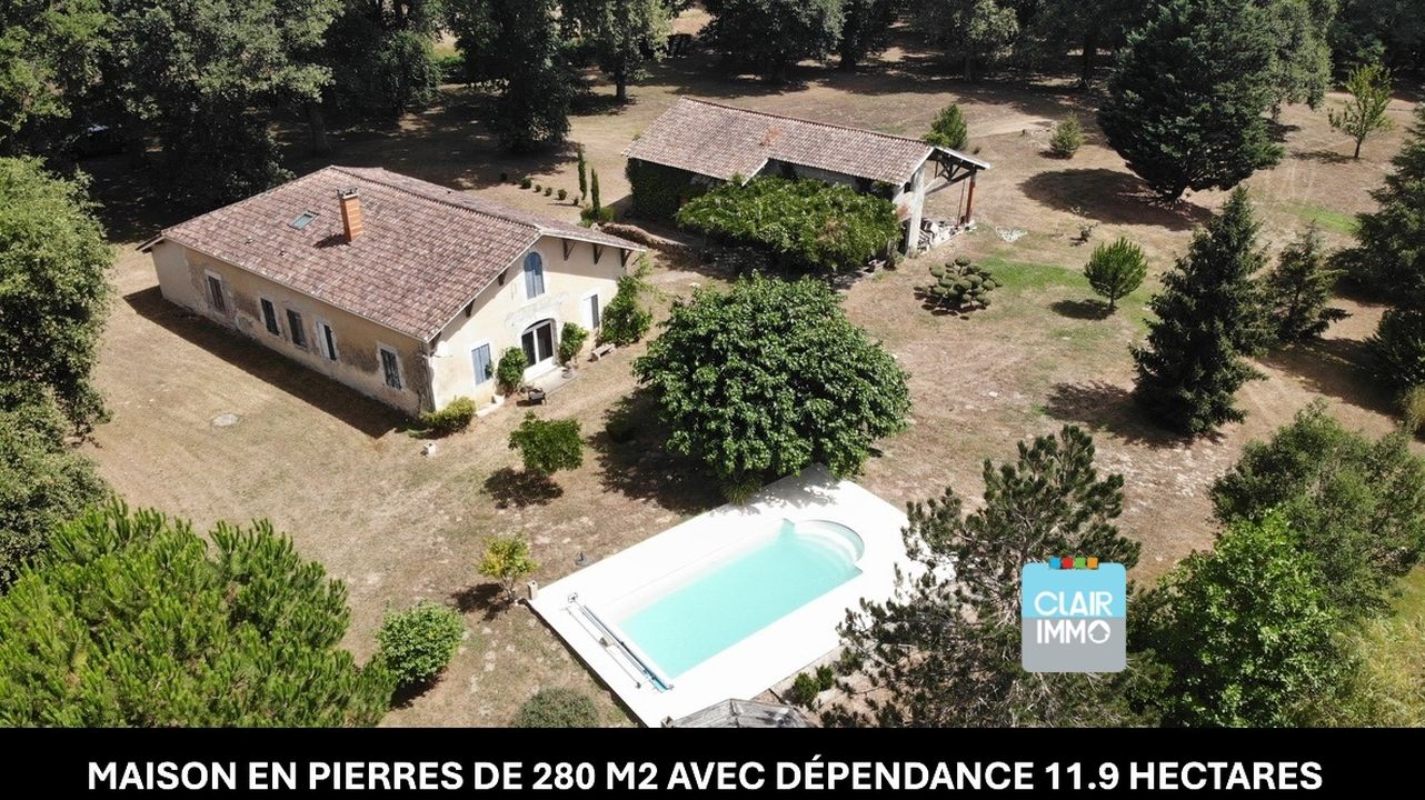 MAISON EN PIERRES T5 AVEC DÉPENDANCE  ET PISCINE