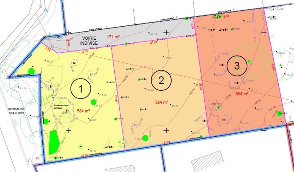 Terrain constructible à Beausse