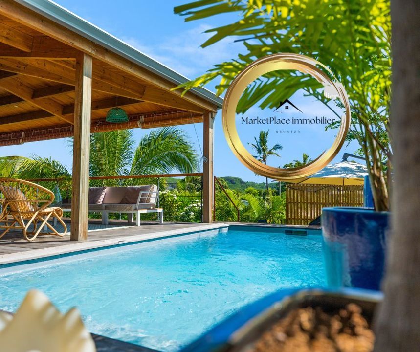 SAINT-GILLES-LES-BAINS  Villa tropicale avec piscine - Photo 3