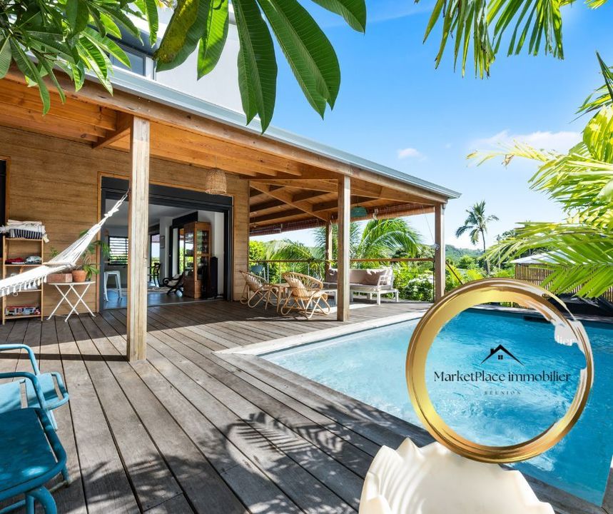 SAINT-GILLES-LES-BAINS  Villa tropicale avec piscine - Photo 4