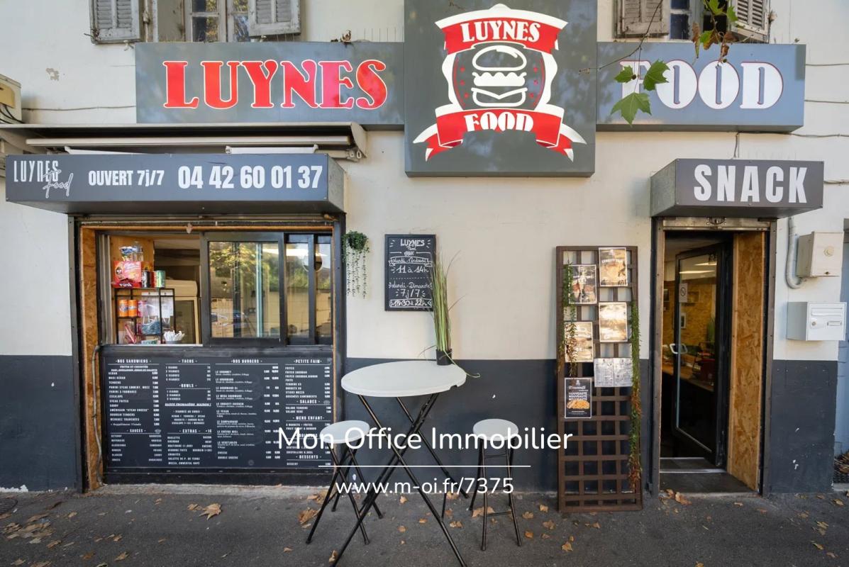 Référence : 7375-LLI - FONDS DE COMMERCE RESTAURATION RAPIDE À LUYNES – EMPLACEMENT HYPER VISIBLE + CLIENTÈLE SCOLAIRE