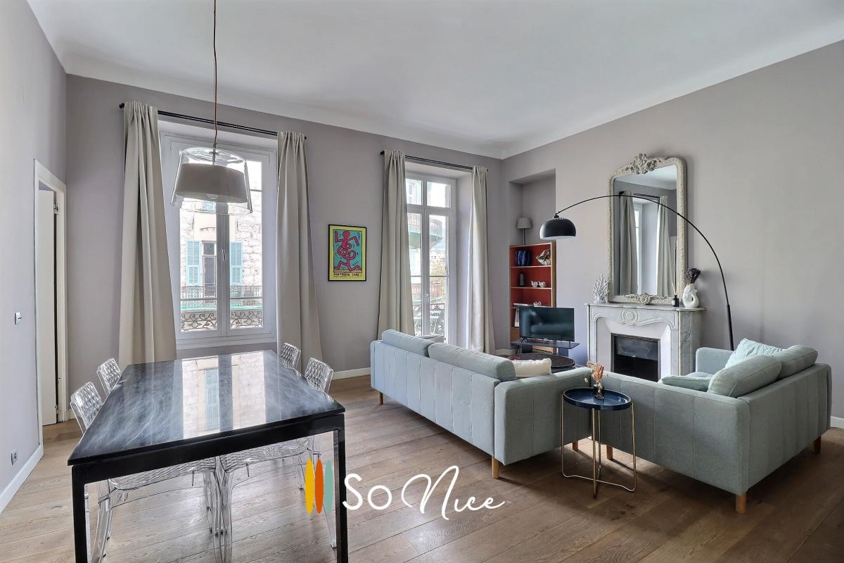Agréable type 3 meublé 2ème étage - Centre ville / Carabacel Nice 06000