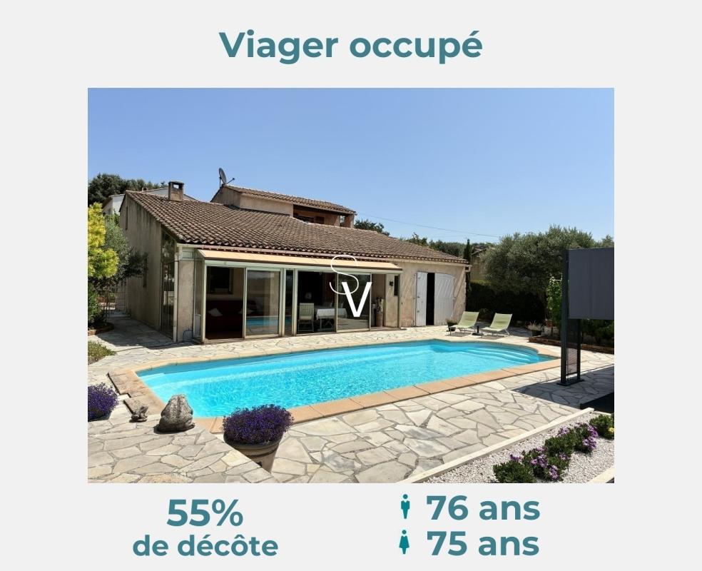 Viager occupé - Maison T4 de 117 m2 avec garage fermï¿œ - Monsieur 76 ans, Madame 75 ans