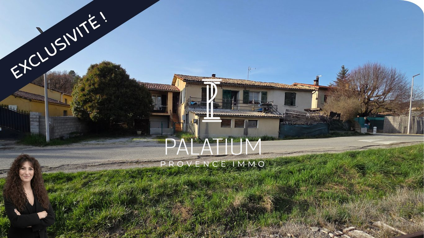 Ensemble immobilier – 2 maisons et terrain constructible sur 2 000 m², Mallemoisson