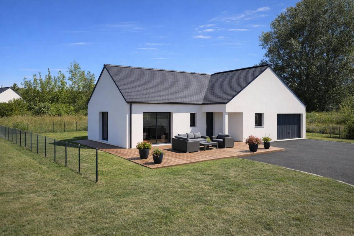 Maison de plain pied - 3 chambres 93 M²