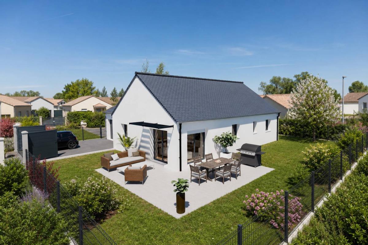 Maison de plain-pied 90m² - 3 chambres