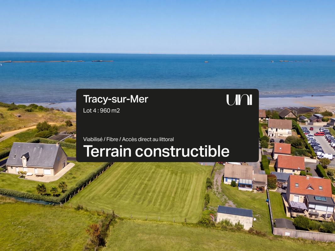 Terrain de 960M2 viabilisé à Tracy-Sur-Mer
