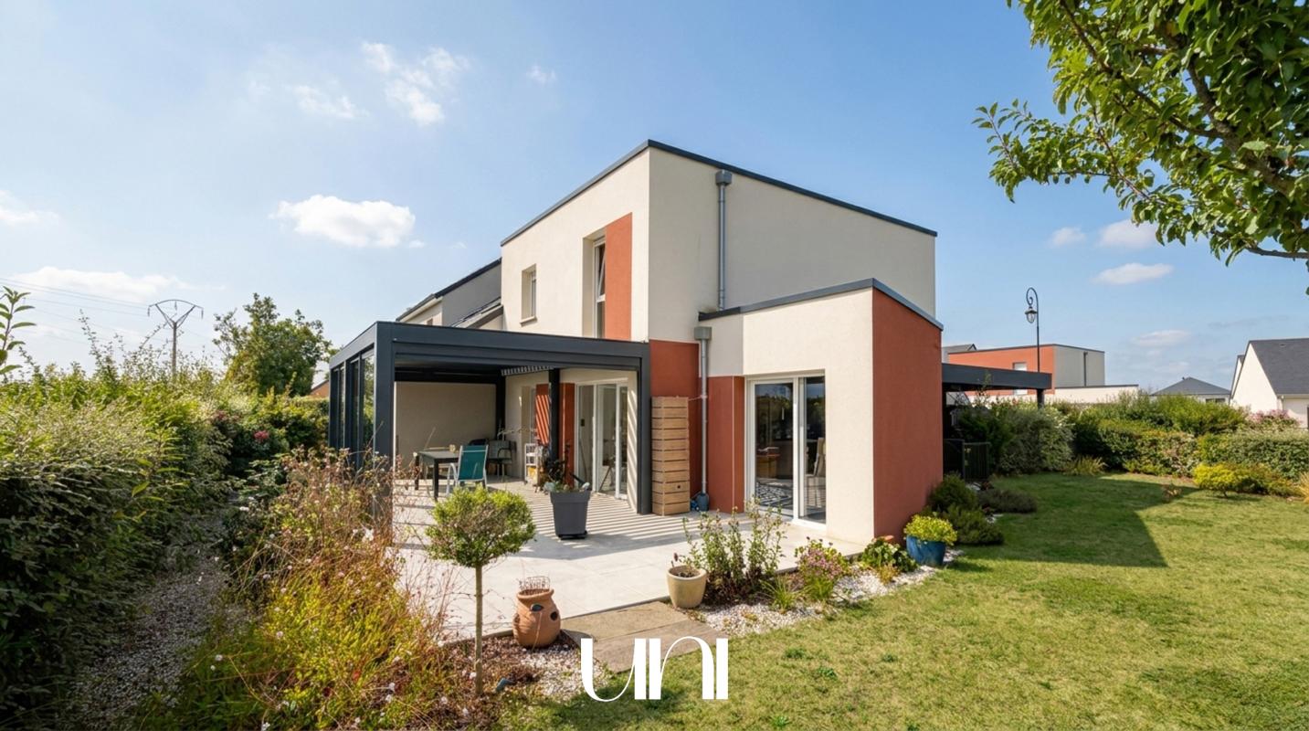 Maison T5 de 95 m2 sur 362 m2 de terrain avec pergola à Fontaine-Etoupefour