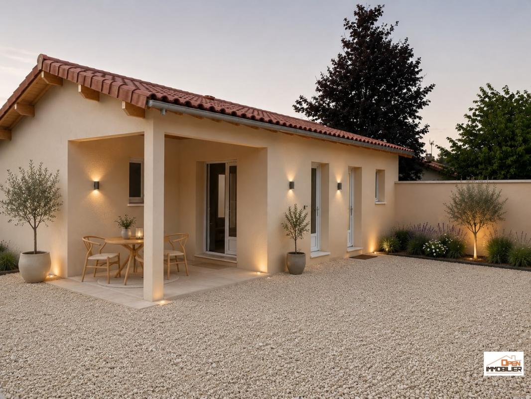 Maison neuve de plain-pied – Prête à personnaliser – 600 m² de terrain