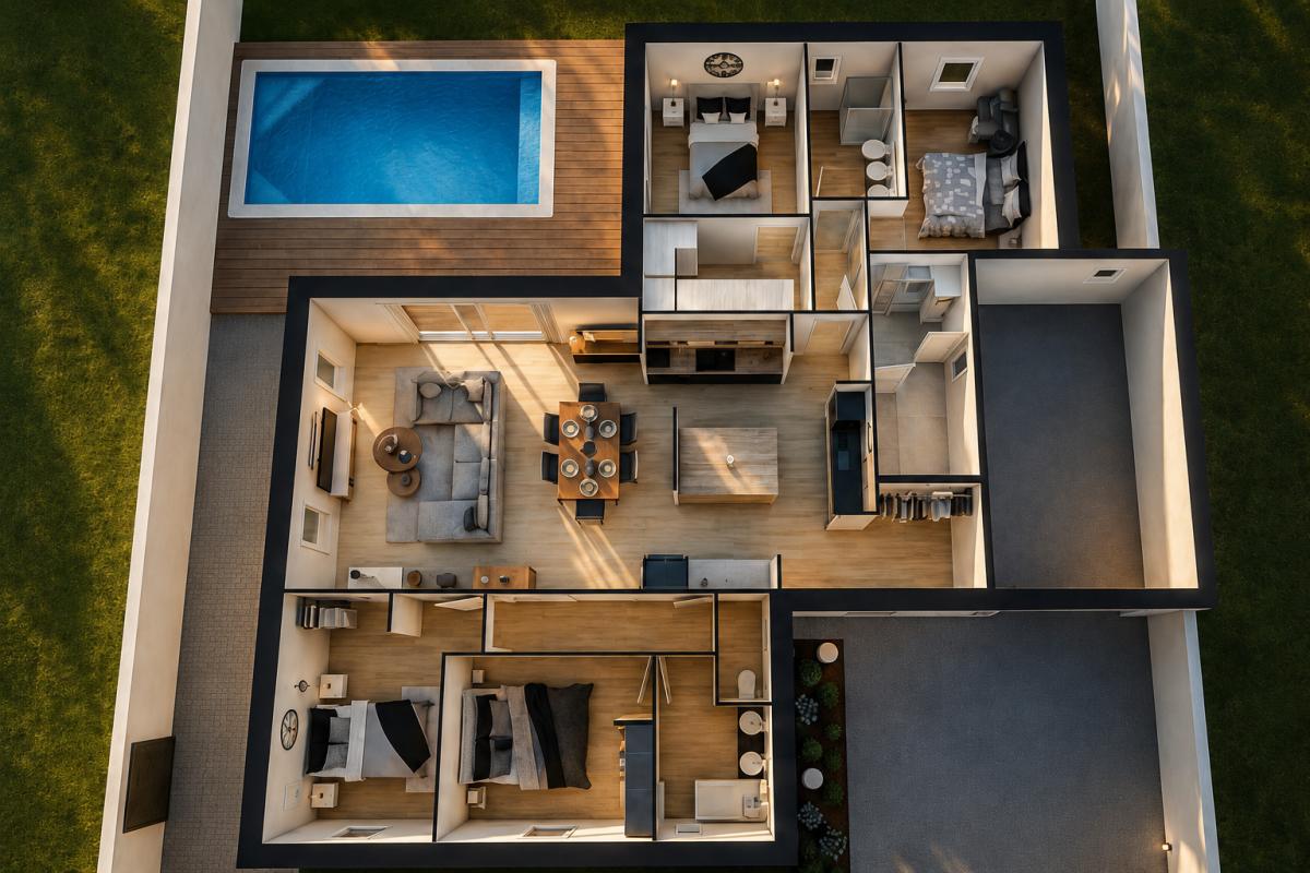 Projet de construction neuve 109 m² sur terrain 568 m² à Andilly