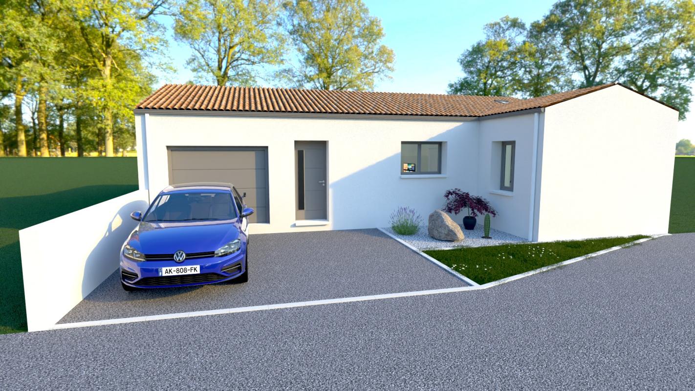 TERRAIN + MAISON EN L À ANAIS