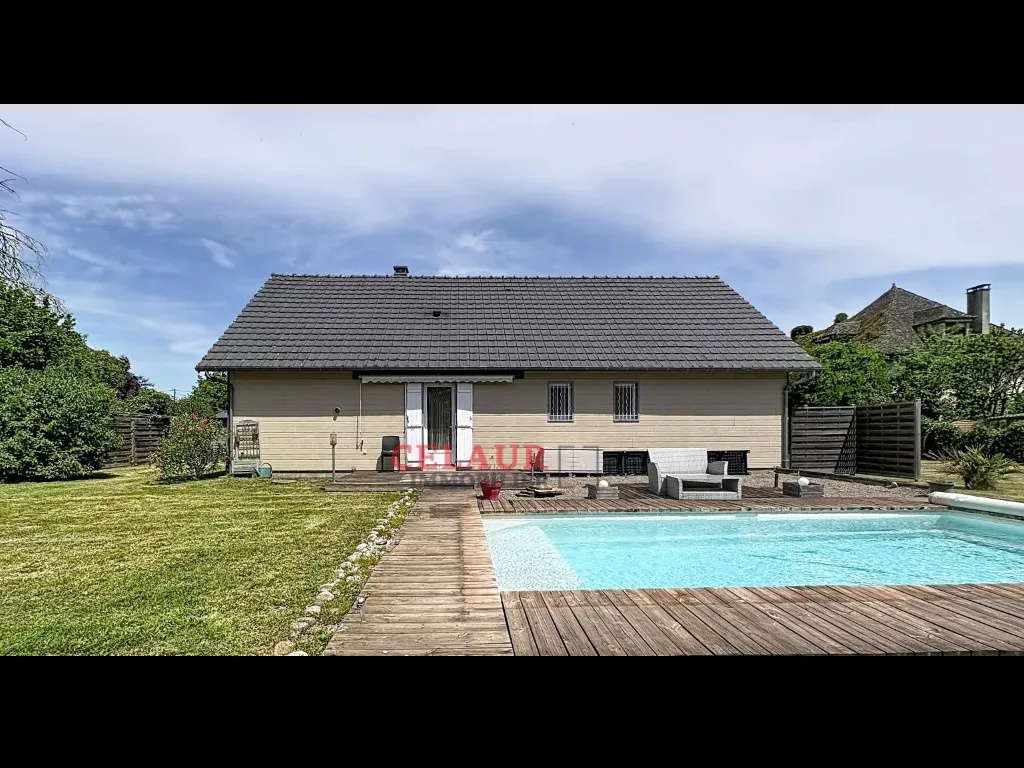 MAISON PLAIN PIED AVEC TERRAIN ET PISCINE