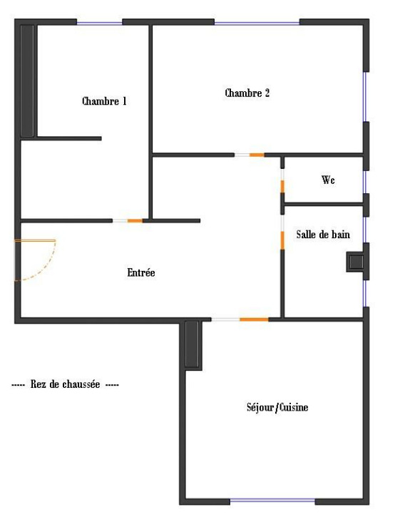 Appartement - RDC - 56 m2 - 3 pièces - Meublé - Photo 2