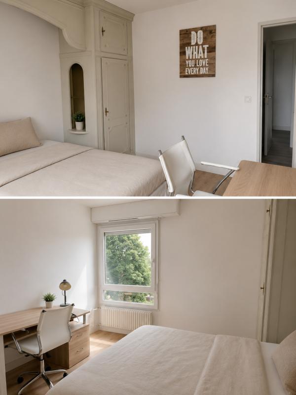 Chambre meublé en colocation - 9m2 au 4ieme étage - Photo 2