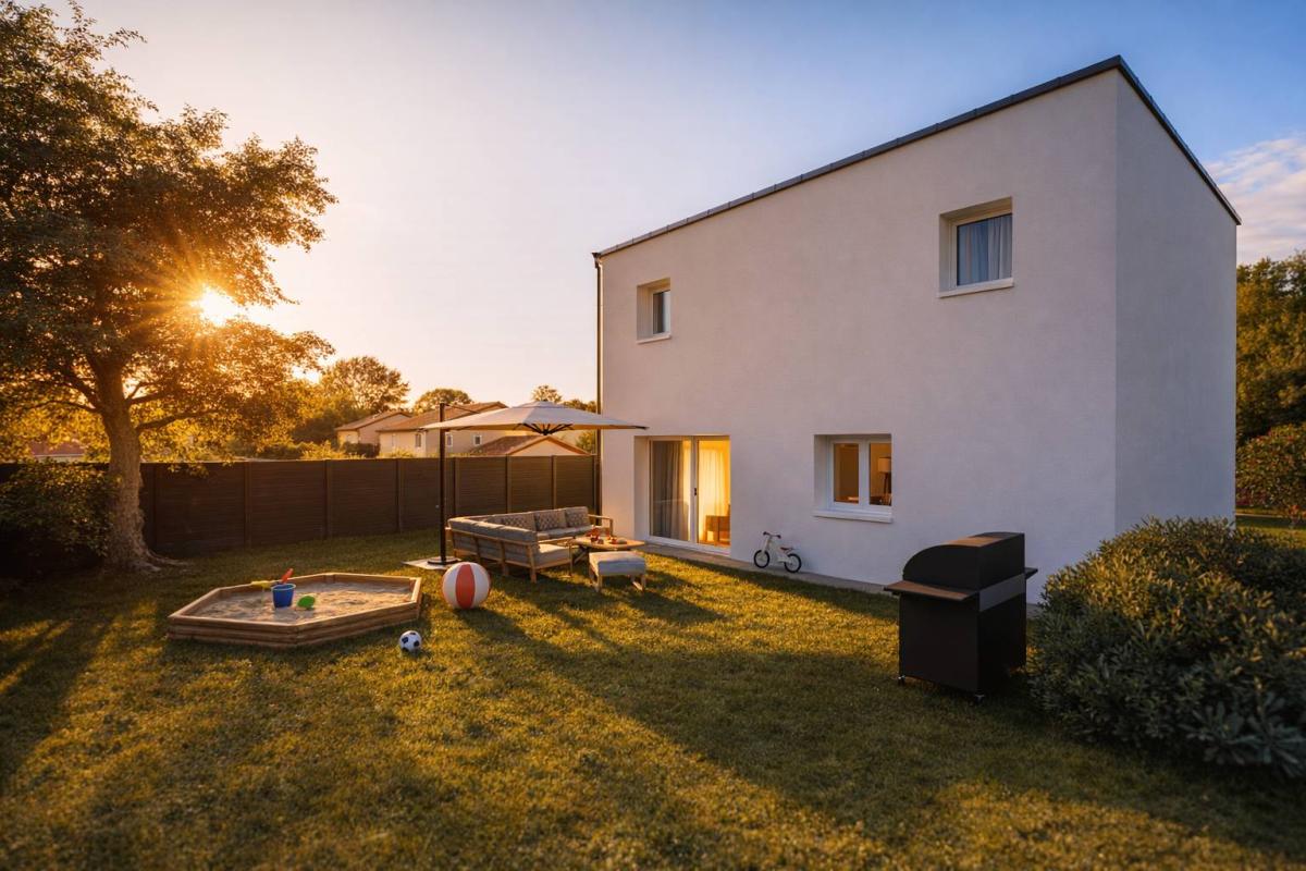 Maison à étage 3 chambres avec garage intégré