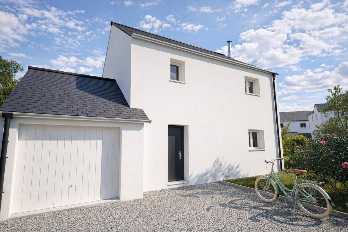Maison à étage 3 chambres avec garage accolé