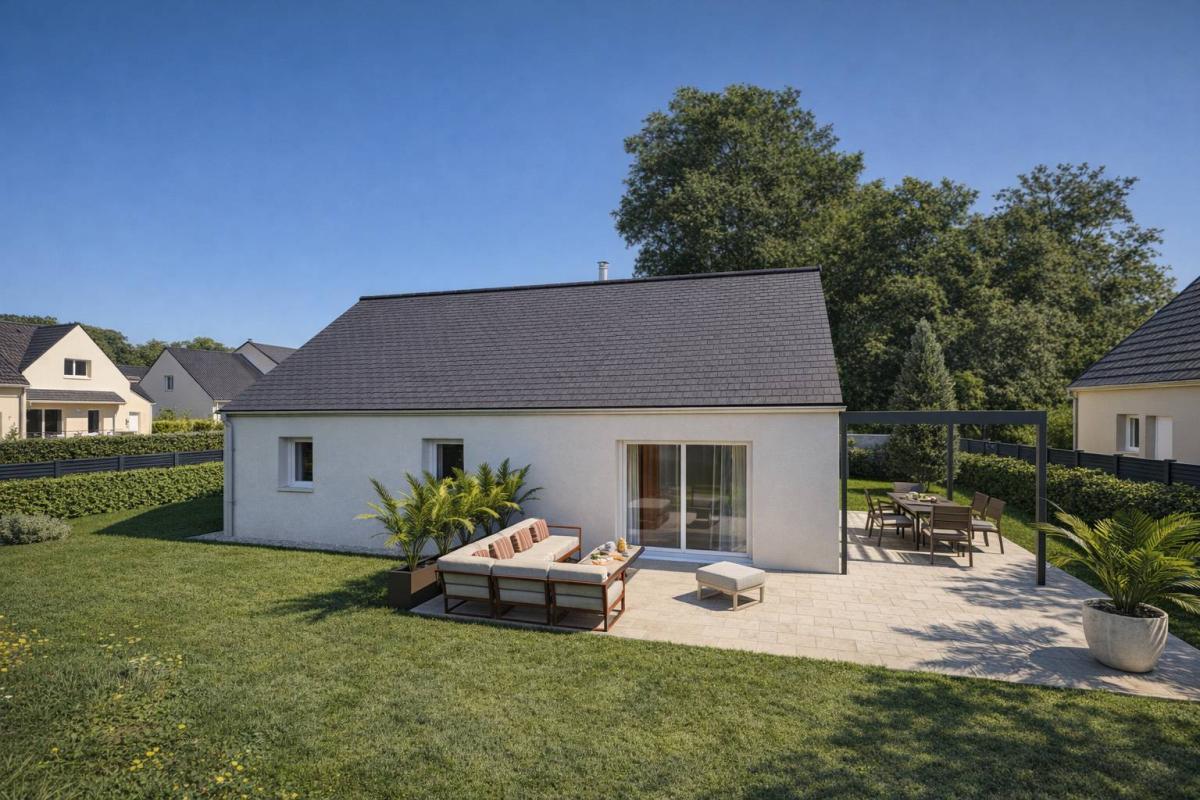 MAISON NEUVE DE PLAIN PIED AVEC 4 CHAMBRES