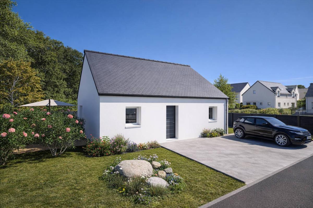 MAISON NEUVE DE PLAIN PIED AVEC DEUX CHAMBRES