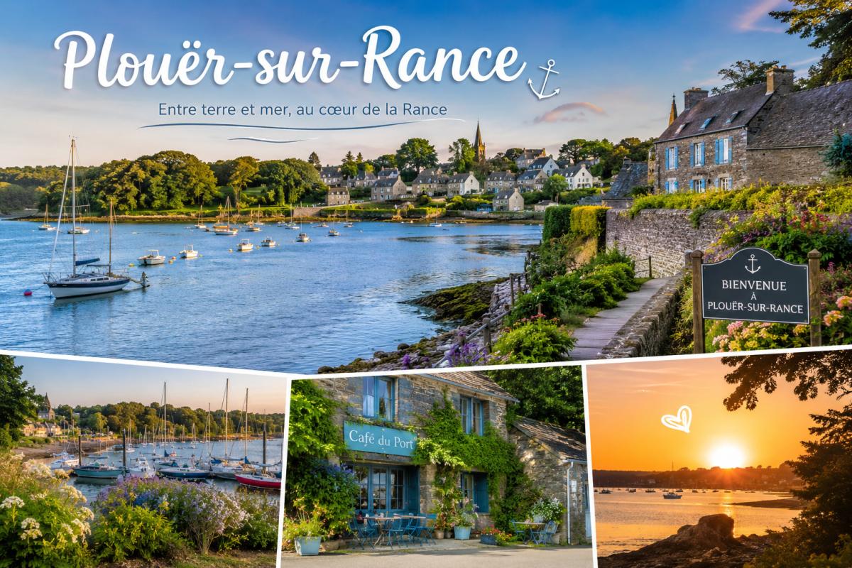 TERRAIN PLOUER SUR RANCE de 580M²