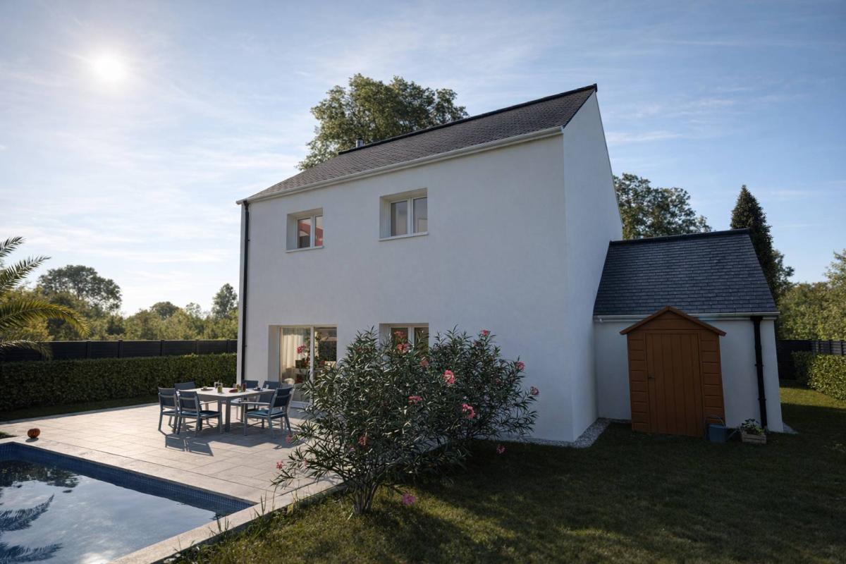 MAISON AVEC TROIS CHAMBRES DE 101 M² AVEC GARAGE
