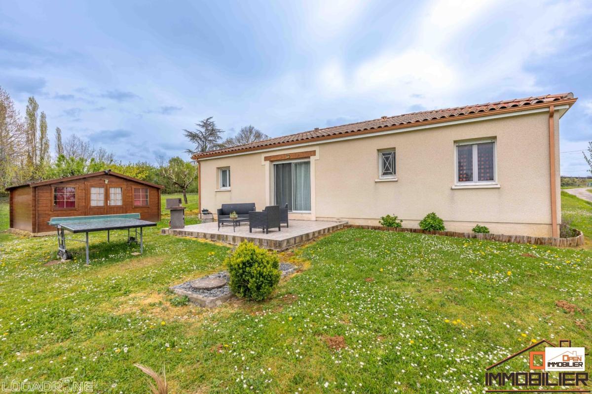 Plain-pied T4 avec jardin