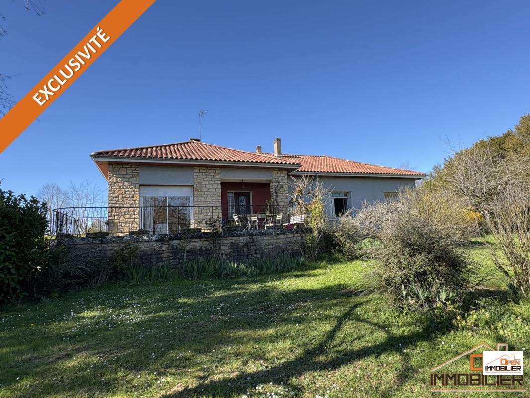 Maison 126m²-4 chambres-Garage-Terrain 1 548m²