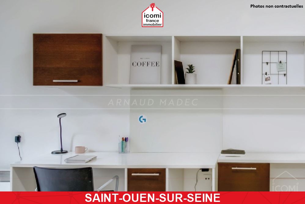 SEINE-SAINT-DENIS - Saint-Ouen-sur-Seine (93400) - A VENDRE - APPARTEMENT STUDIO DANS RESIDENCE ETUDIANT AVEC SERVICE - POUR INVESTISSEUR - BAIL COMMERCIAL - RENTABILITE BRUTE DE 6.1%