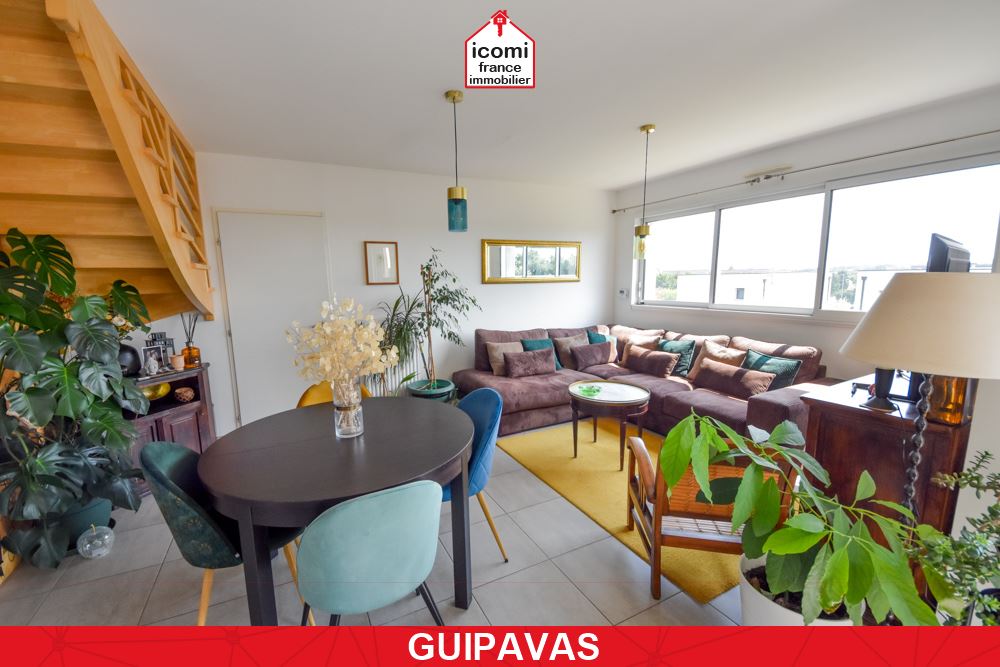 FINISTERE - Guipavas (29490) - A VENDRE - MAISON RECENTE 92M² T5 DE 2015 - 3 CHAMBRES - GARAGE - LOCATAIRES EN PLACE SUR TERRAIN CLOS DE 320M²