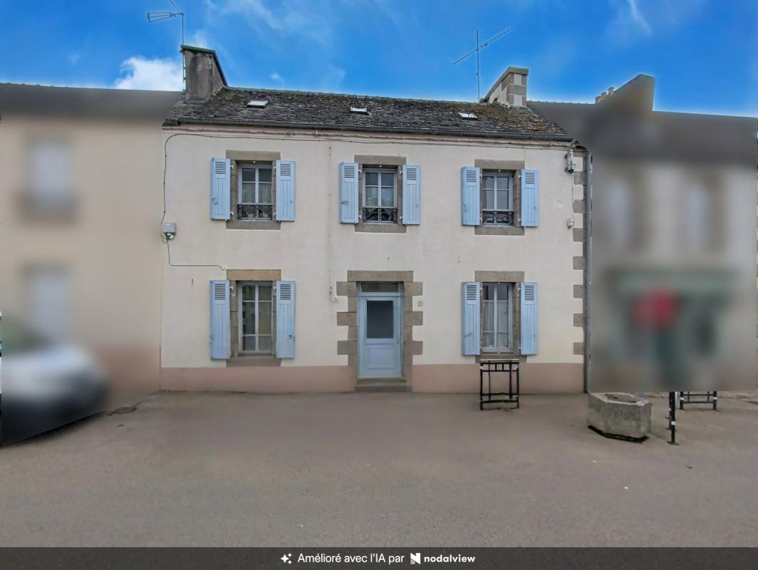 Maison de bourg 4 pièces – 115 m² – Bien vendu loué – Saint-Thégonnec