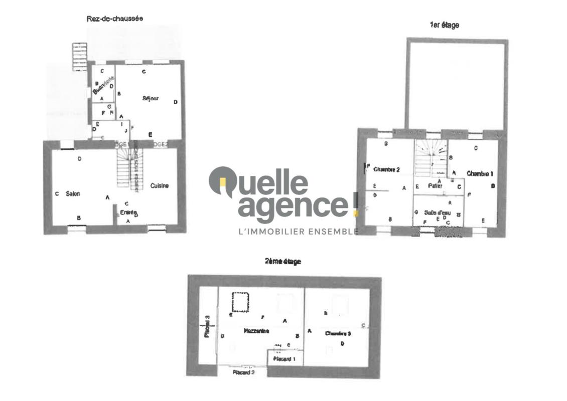 Maison de bourg 4 pièces – 115 m² – Bien vendu loué – Saint-Thégonnec