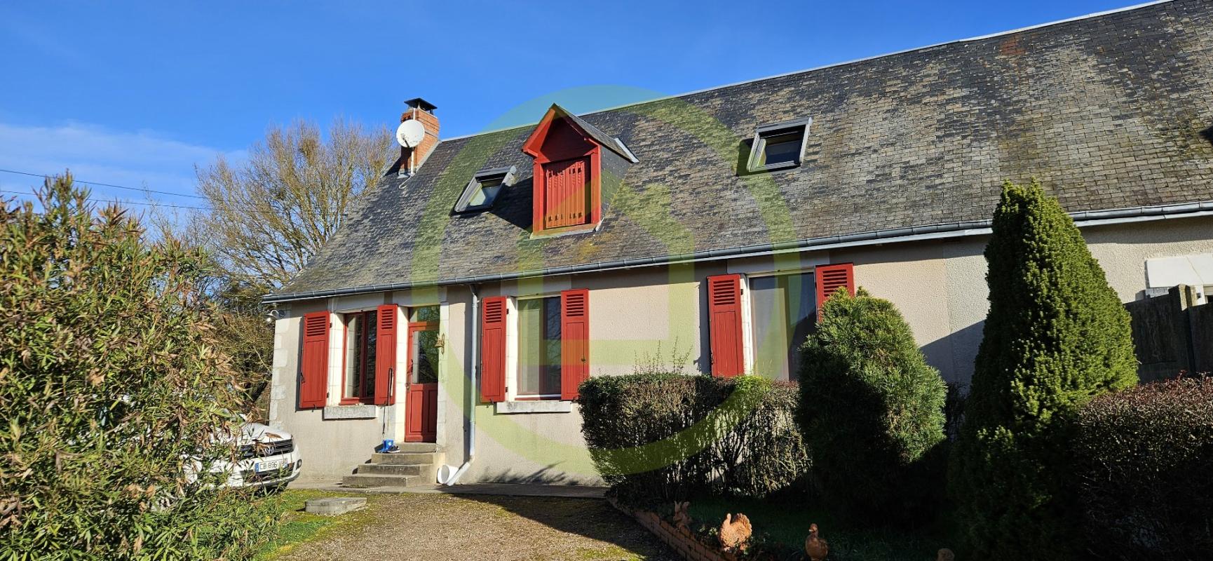 Maison à vendre, 5 pièces, 96 m², Paulnay