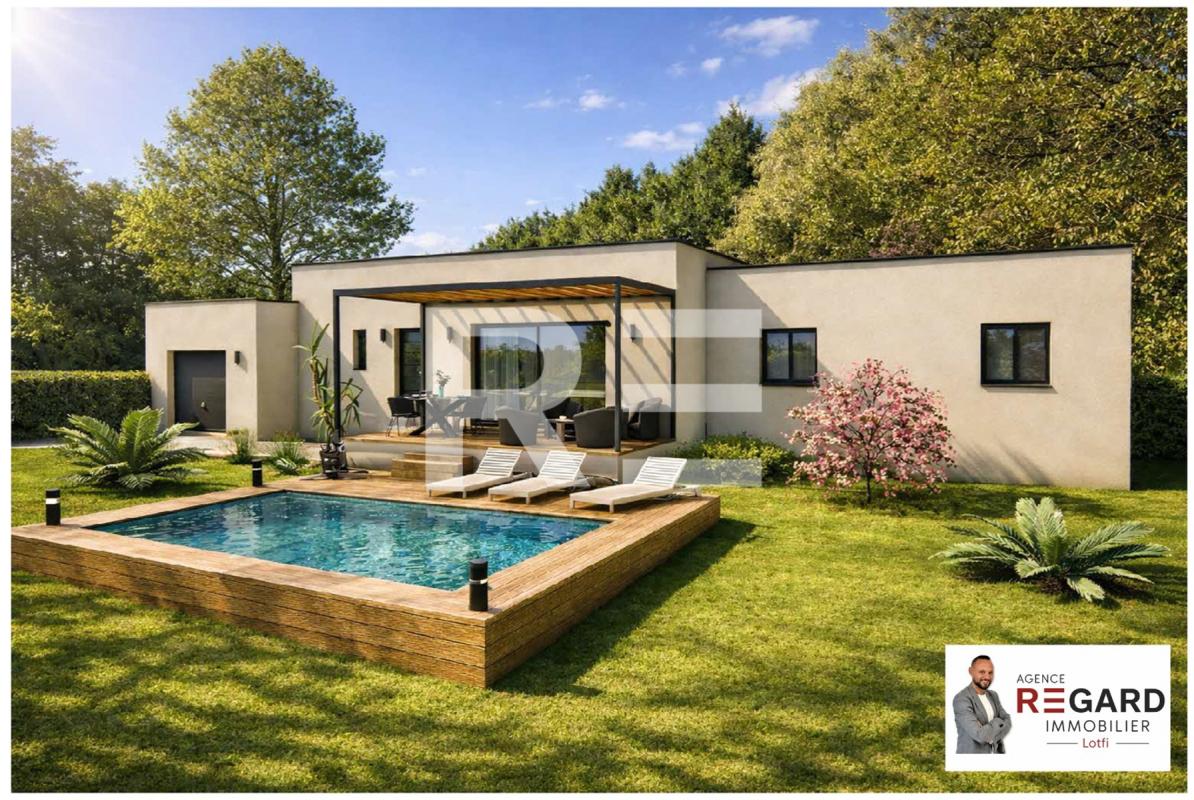 TERRAIN A BATIR + VILLA A CONSTRUIRE - SECTEUR EXCEPTIONNEL!