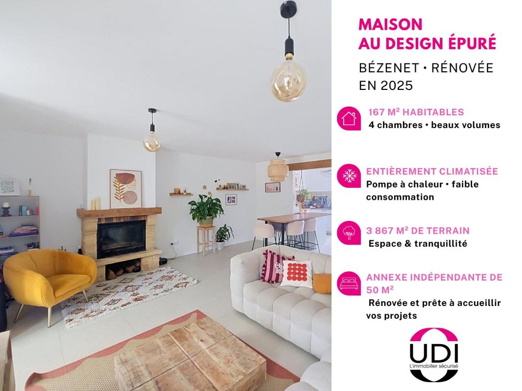 Maison en pierre rénovée avec dépendance et parc de 3 867 m² – Aux portes de Montluçon