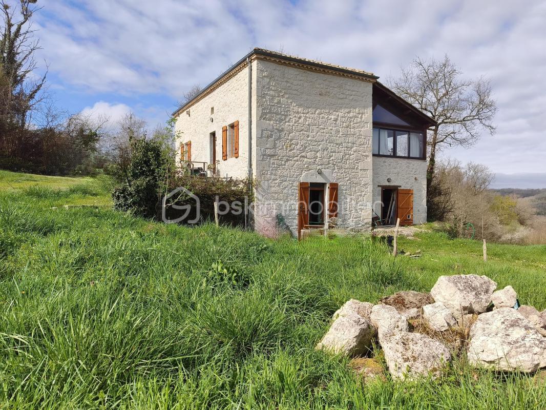 Maison de campagne en pierre, terrain, piscine