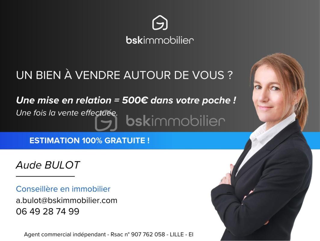 Demeure du Nord individuelle en semi plain-pied – 150m², offrant confort moderne, luminosité exceptionnelle et finitions soignées sur une parcelle d'environ 500m²