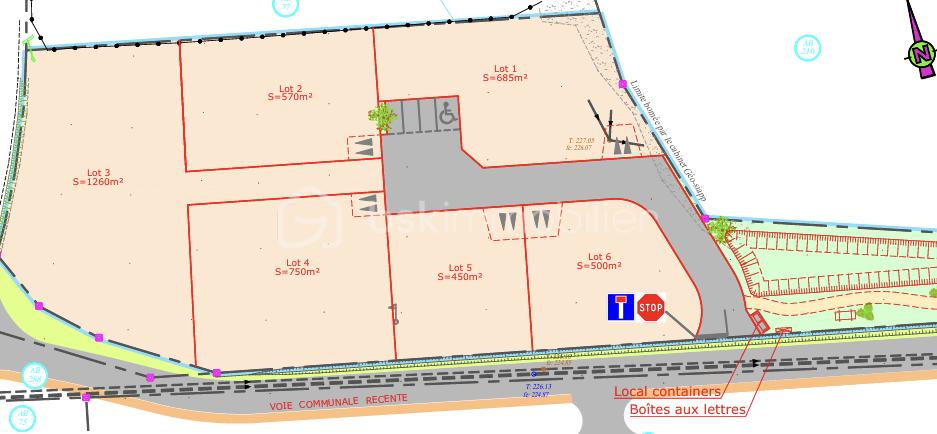 Terrain à bâtir – 500 m² à Lavilledieu