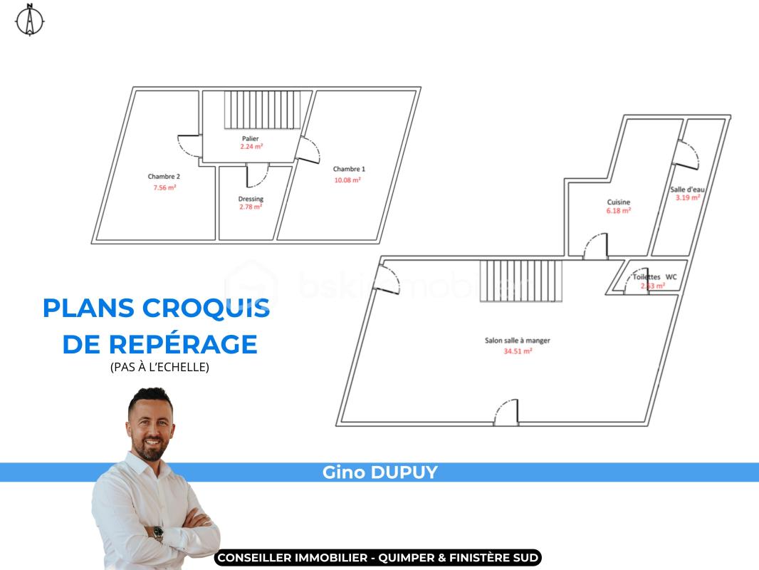 Maison en pierre 70 m² à rénover – Centre-bourg