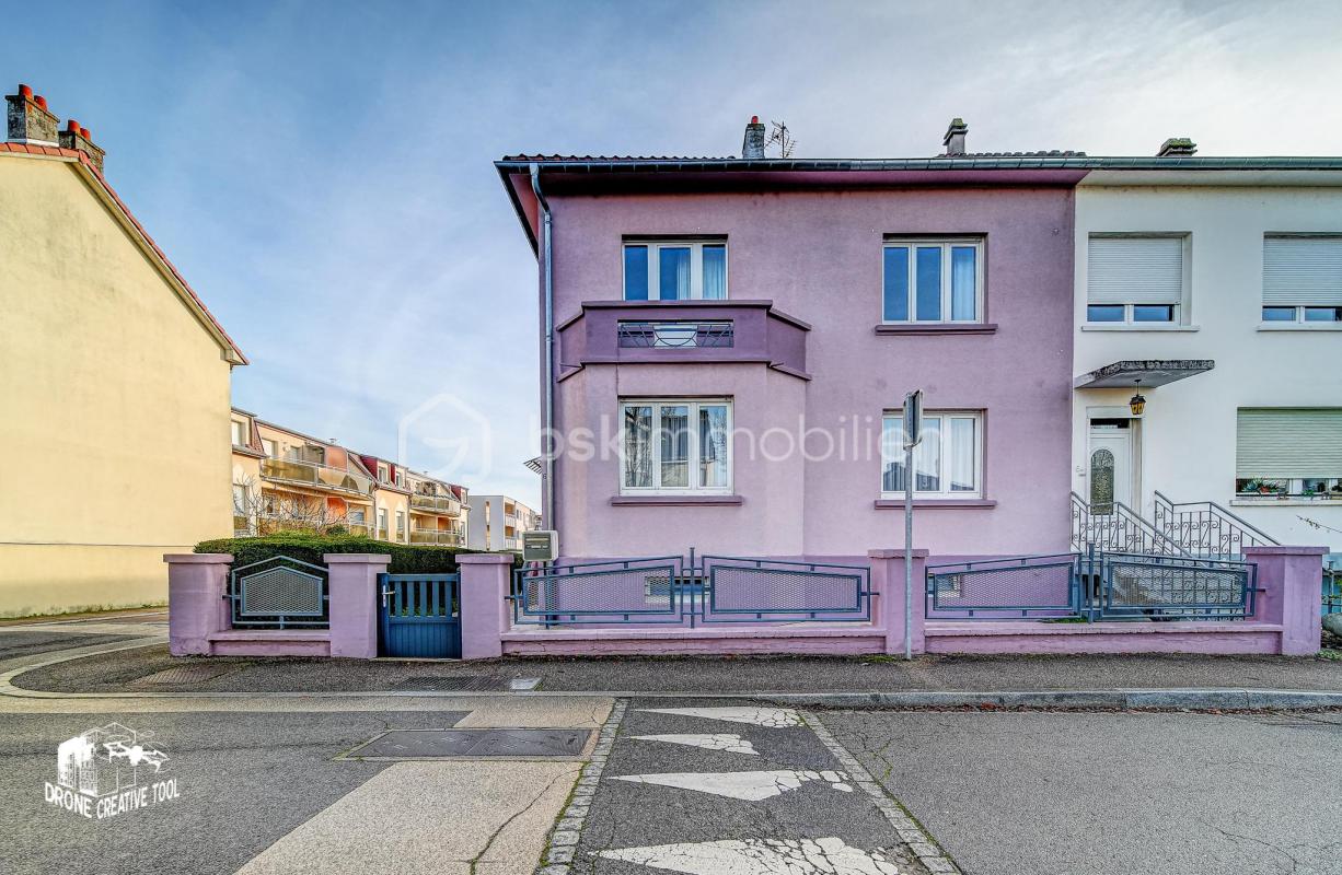 Maison de ville F5 de caractère – 113 m² – Sous-sol complet – Garage 2 voitures