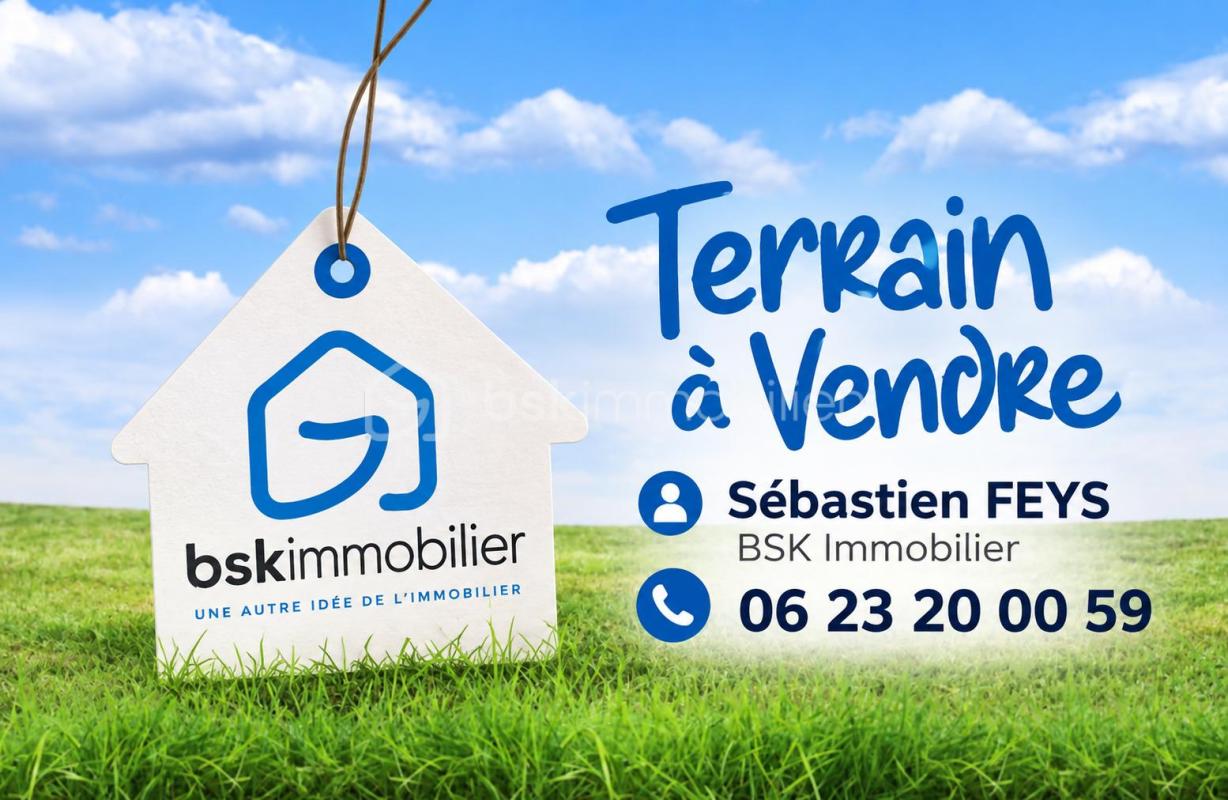 Terrain en exclusivité à Nomain