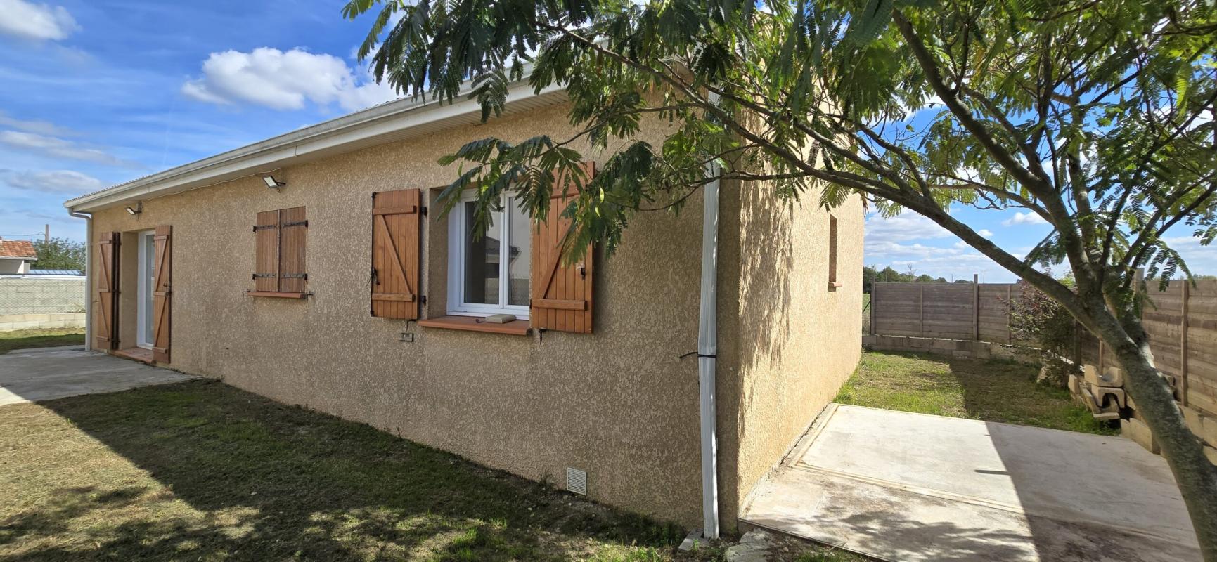 Eaunes, Maison Plain-Pied, T4 sur Terrain clos d'environ 300 m²