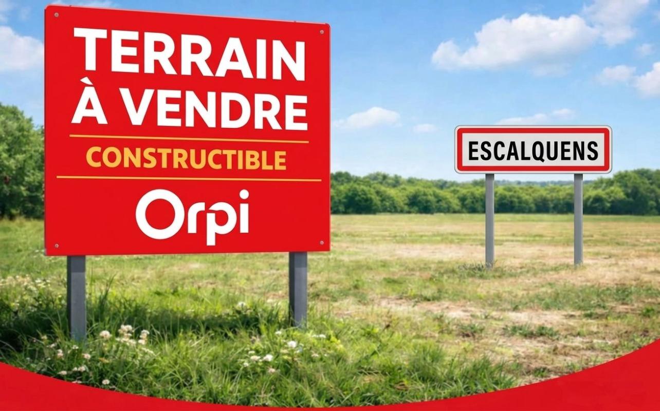 TERRAIN PLAT ESCALQUENS 500m²
