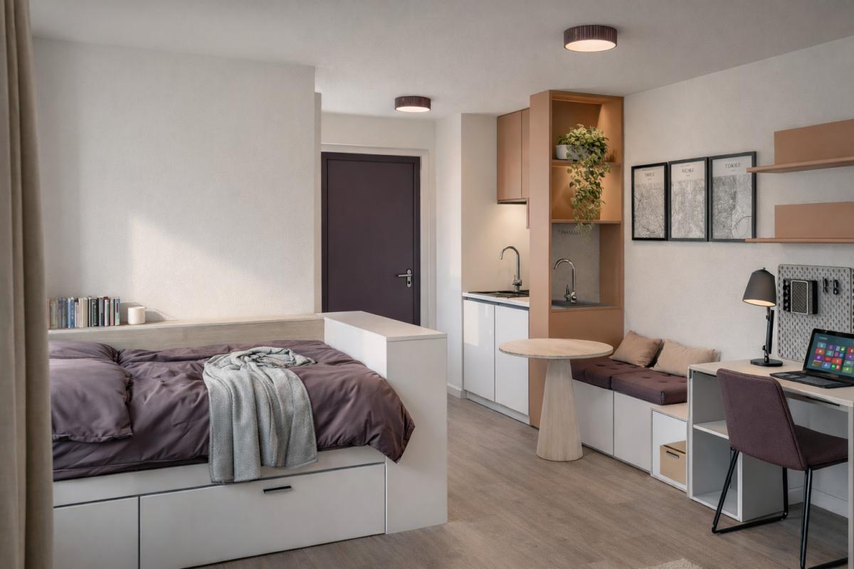 T1-RESIDENCE NEUVE – MEUBLE – LOGGIA