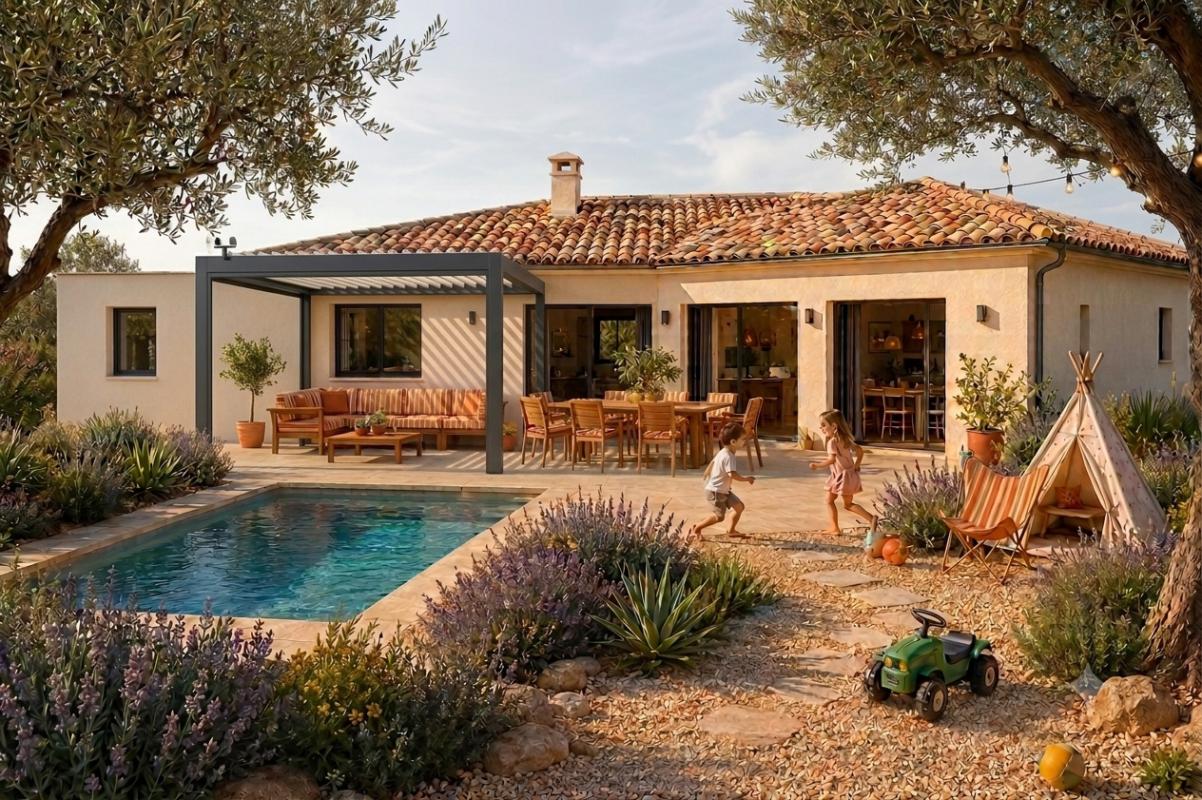 Maison Neuve 110m2 sur Terrain de 700m2 à Vacquiers