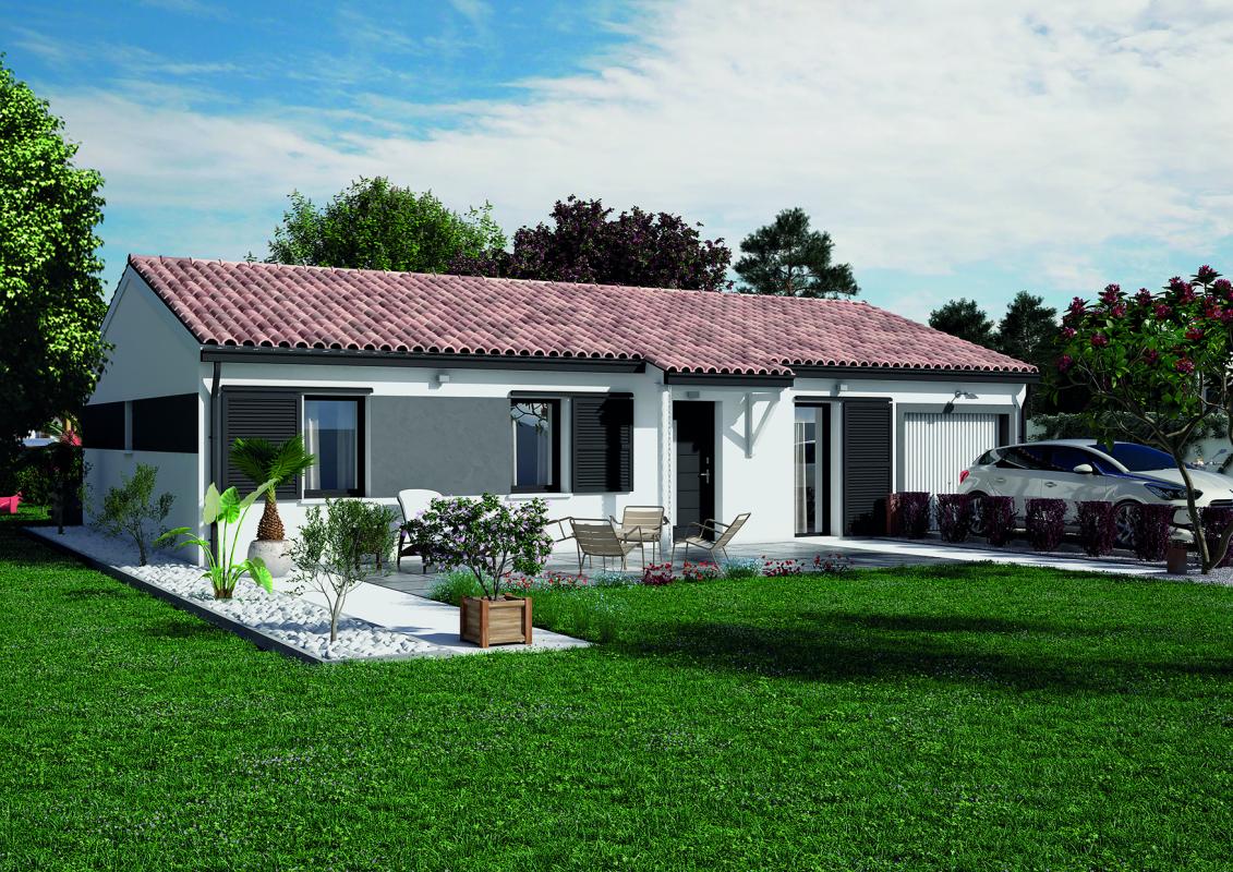 Maison contemporaine 90m2 + 15 g