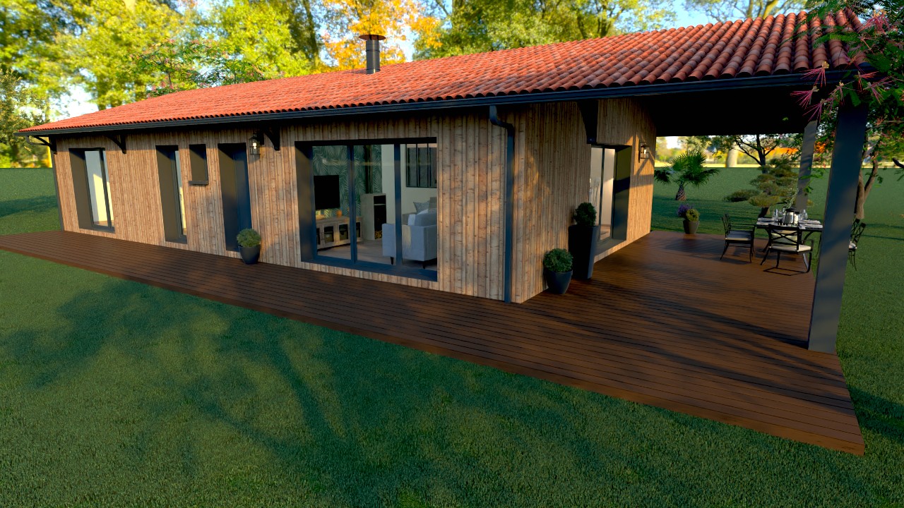 HAGETMAU TERRAIN DE 974M²