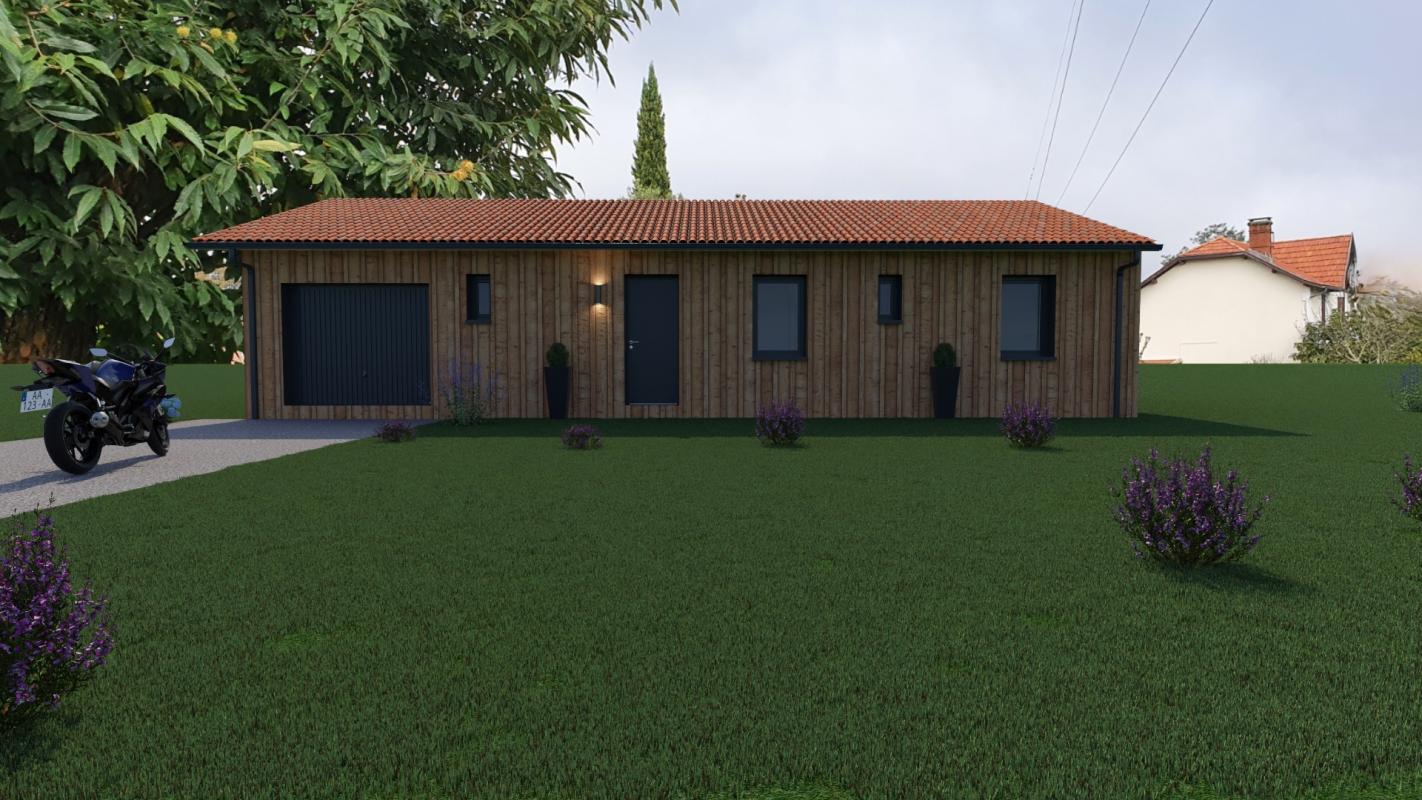 TERRAIN DE 620M² A YCHOUX